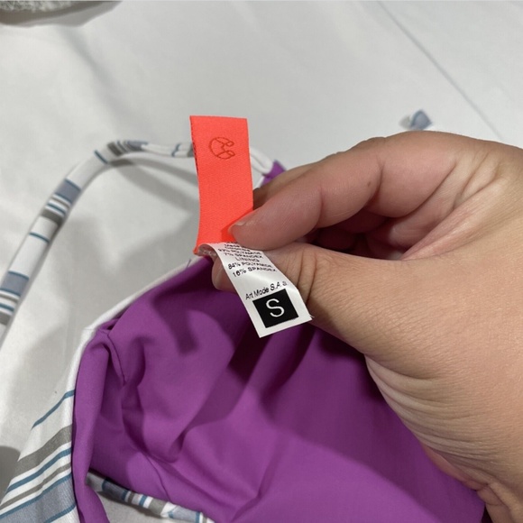 NWT Maaji [ Small ] Skyline Samatha Reversible Keyhole Tie Bikini‎ Top - Picture 10 of 12